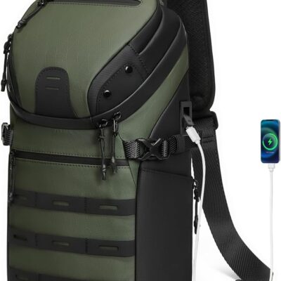 Tactical Sling Backpack Crossbody Chest Bag Daypack