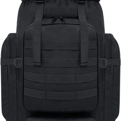 80L Hiking Backpack Men Camping Backpack, Waterproof  Military Tactical Rucksack, Large Capacity Assault Pack for Outdoor Survival, Trekking, Travel