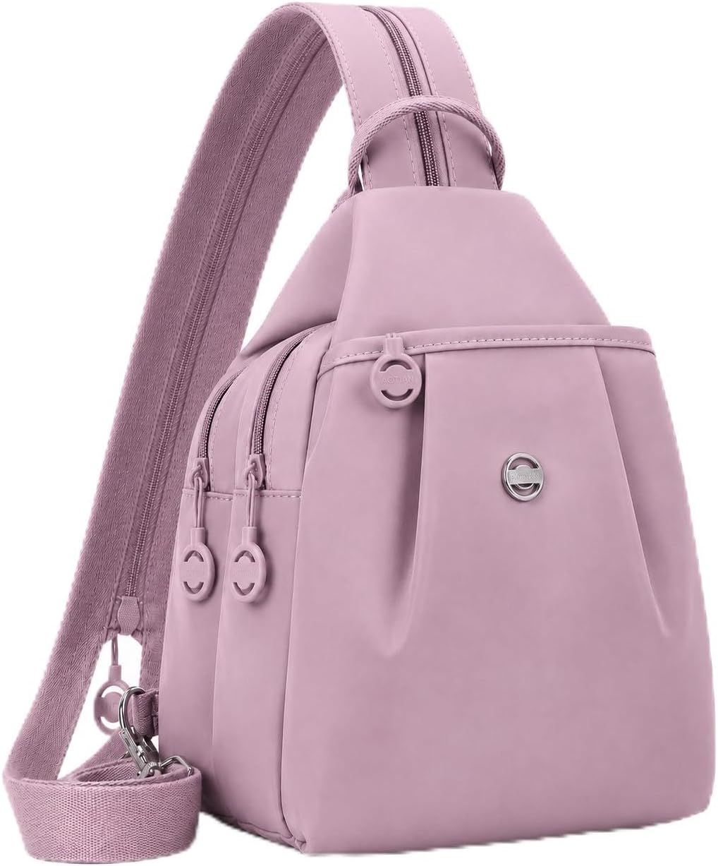 Sling Backpack for Women, Water-Resistant Crossbody Chest Bag for Travel, Work, Gym, Students & Daily Use
