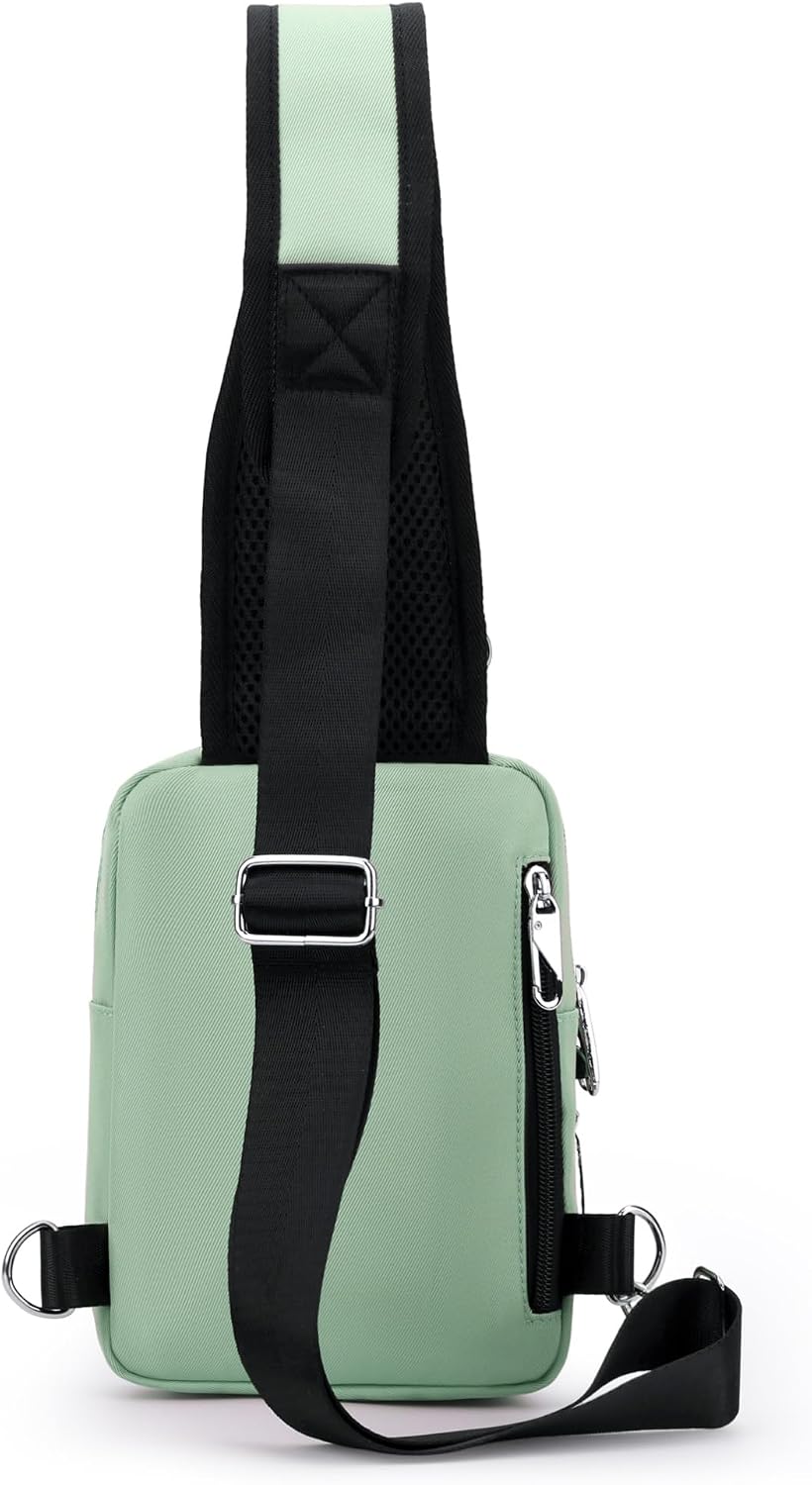Small Sling Bag Anti Theft Crossbody Bag with RFID Blocking & Zipper Lock - Image 2