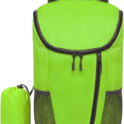 Hiking Backpack, 20L Packable Daypack for Men Women, Nylon with Adjustable Straps, Lightweight Waterproof Outdoor Camping Travel