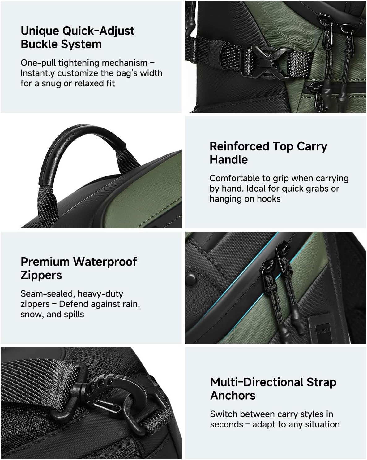 Tactical Sling Backpack Crossbody Chest Bag Daypack - Image 2