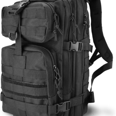 Military Tactical Backpack, 35L Large Capacity Rucksacks 2 Day Army Assault Pack Go Bag for Hunting, Trekking, Camping and Other Outdoor Activities