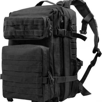 45L Military Tactical Backpack for Men and Women Army 3 Day Assault Pack Bag Large Rucksack with  System