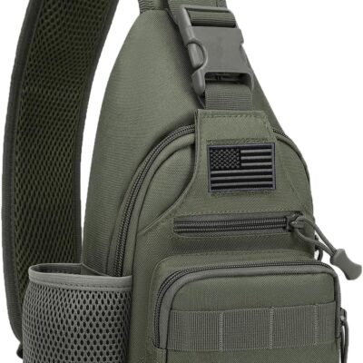 Tactical Sling Bag for Men, Crossbody Bag Shoulder Sling Backpack