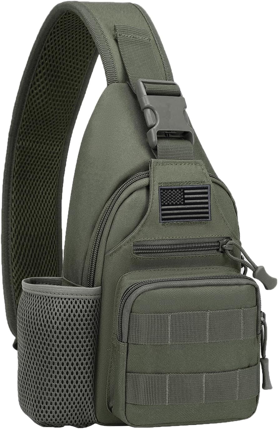 Tactical Sling Bag for Men, Crossbody Bag Shoulder Sling Backpack