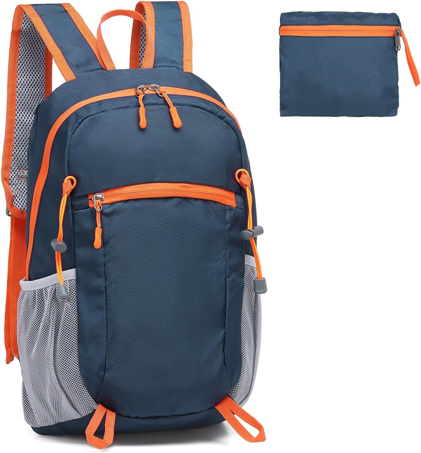 Hiking Daypack Packable, Camping Backpack Water Resistant Lightweight Polyester for Men Women Travel Outdoor
