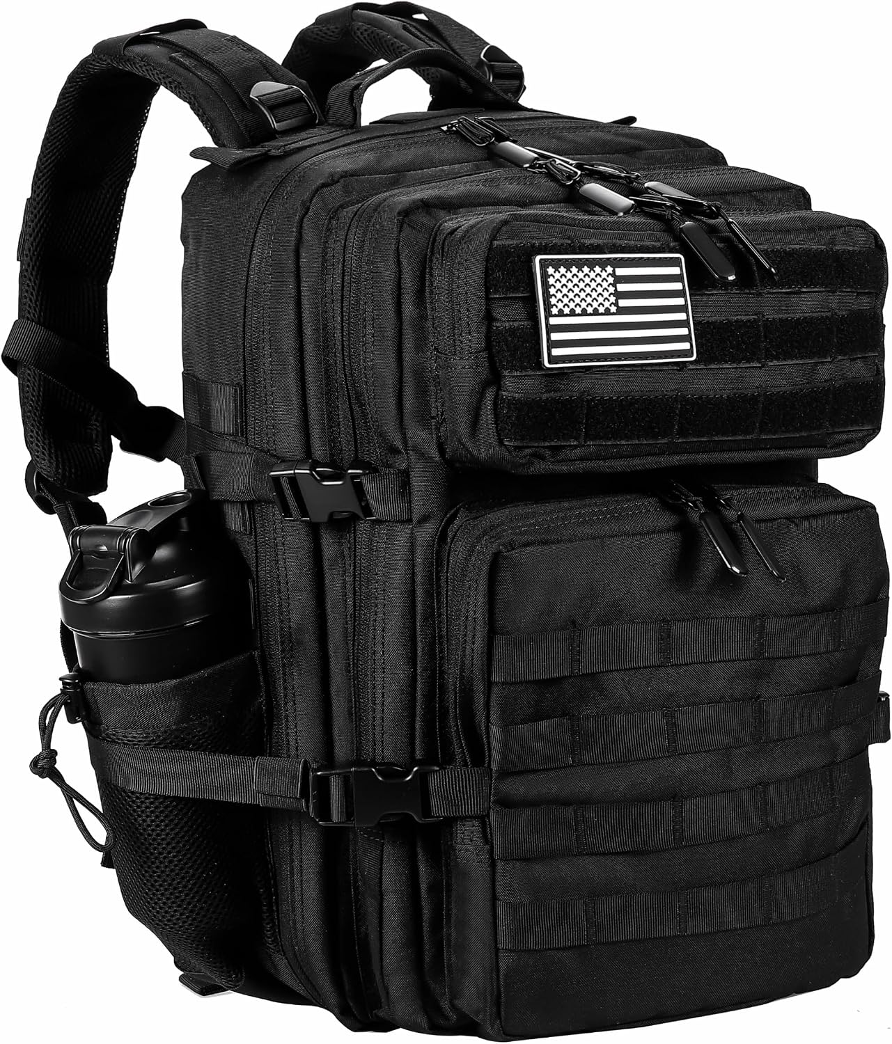 Military Tactical Backpack for Men and Women 45L Army 3 Bag Large Rucksack with System